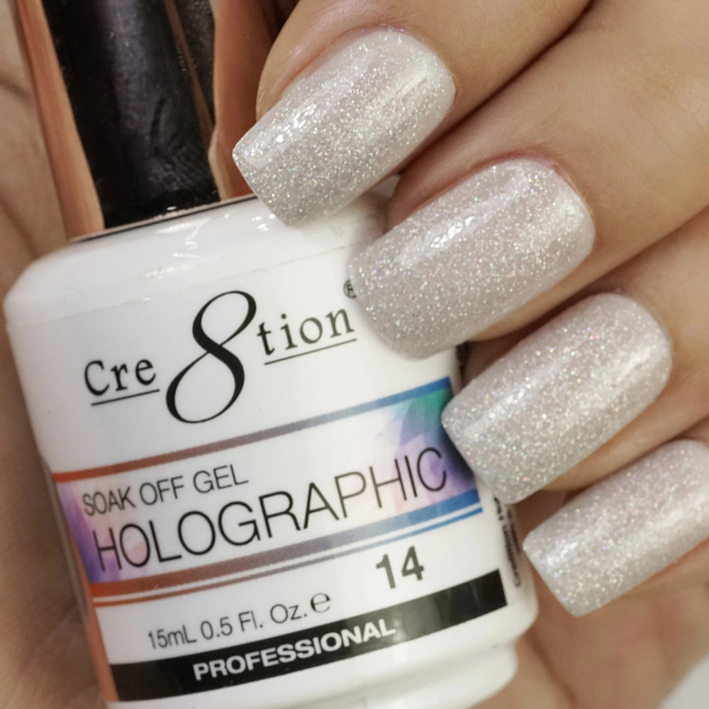 Cre8tion 0.5oz GEL HOLOGRAPHIC Collection - H014