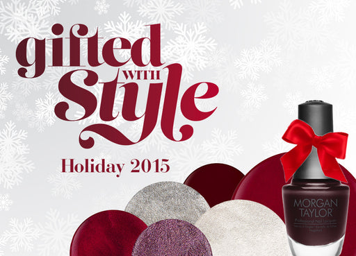 Morgan Taylor, 50194, Gifted With Style Collection, Gifted in Platinum- Platinum Shimmer, 0.5oz