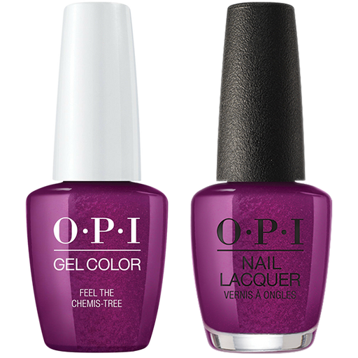 OPI GelColor And Nail Lacquer, Love OPI XOXO Collection, HPJ05, Feel The Chemis-Tree , 0.5oz KK1005