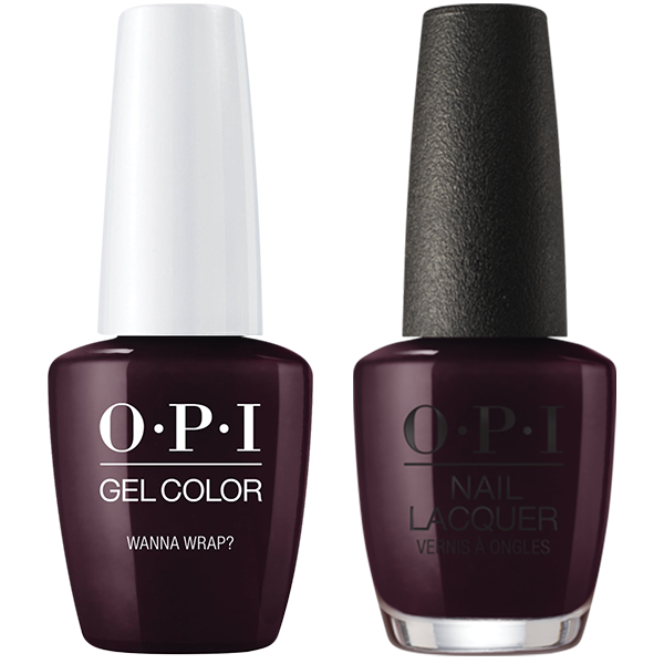 OPI GelColor And Nail Lacquer, Love OPI XOXO Collection, HPJ06, Wanna Wrap?, 0.5oz KK1005