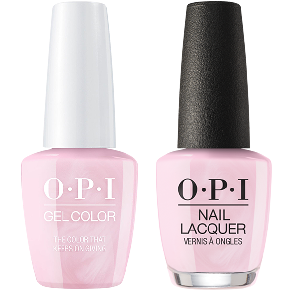 OPI GelColor And Nail Lacquer, Love OPI XOXO Collection, HPJ07, The Color That Keeps On Giving, 0.5oz KK1005