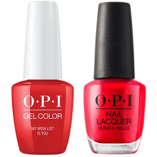 OPI GelColor And Nail Lacquer, Love OPI XOXO Collection, HPJ10, My Wish List is You, 0.5oz KK1005
