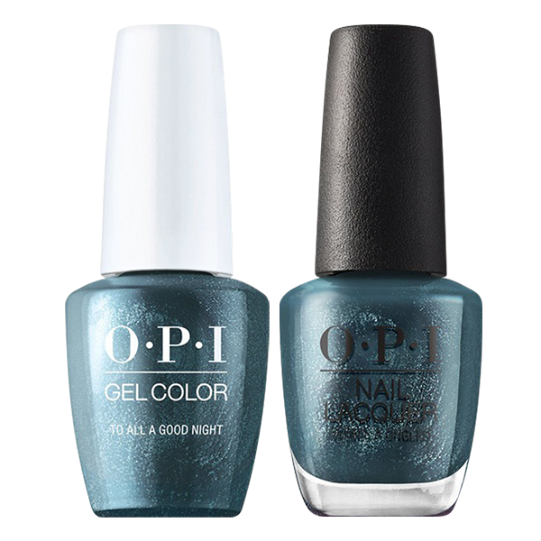 OPI Gelcolor And Nail Lacquer, Shine Bright Collection 2020, M11, To All A Good Night, 0.5oz OK0811VD