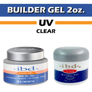 IBD Hard Gel UV, Builder Gel, CLEAR, 2oz, 60402 OK0918VD