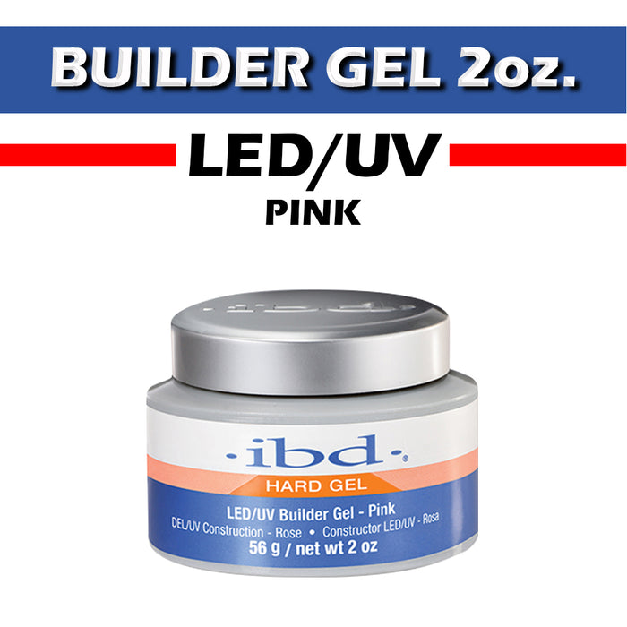 IBD Hard Gel LED/UV, Builder Gel, PINK, 2oz, 56832 OK0918VD