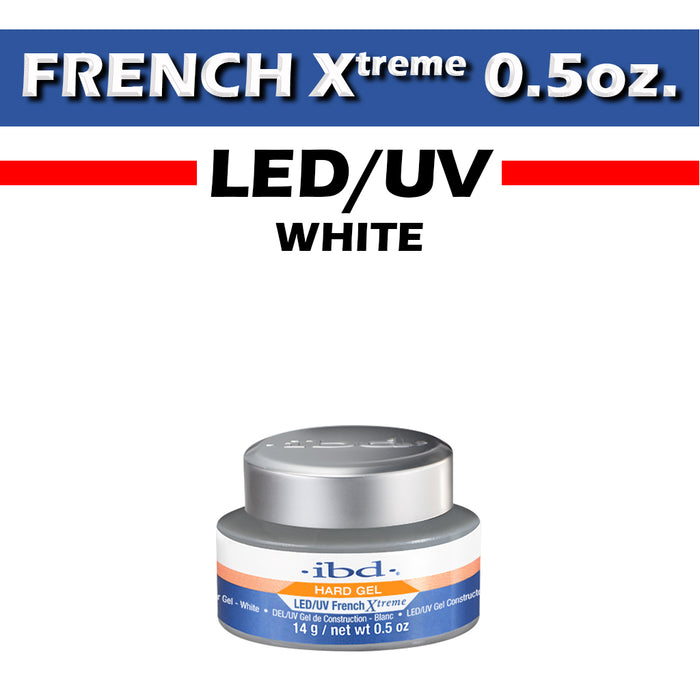 IBD Hard Gel LED/UV, French Xtreme, WHITE, 0.5oz (Pk: 36 pcs/case)