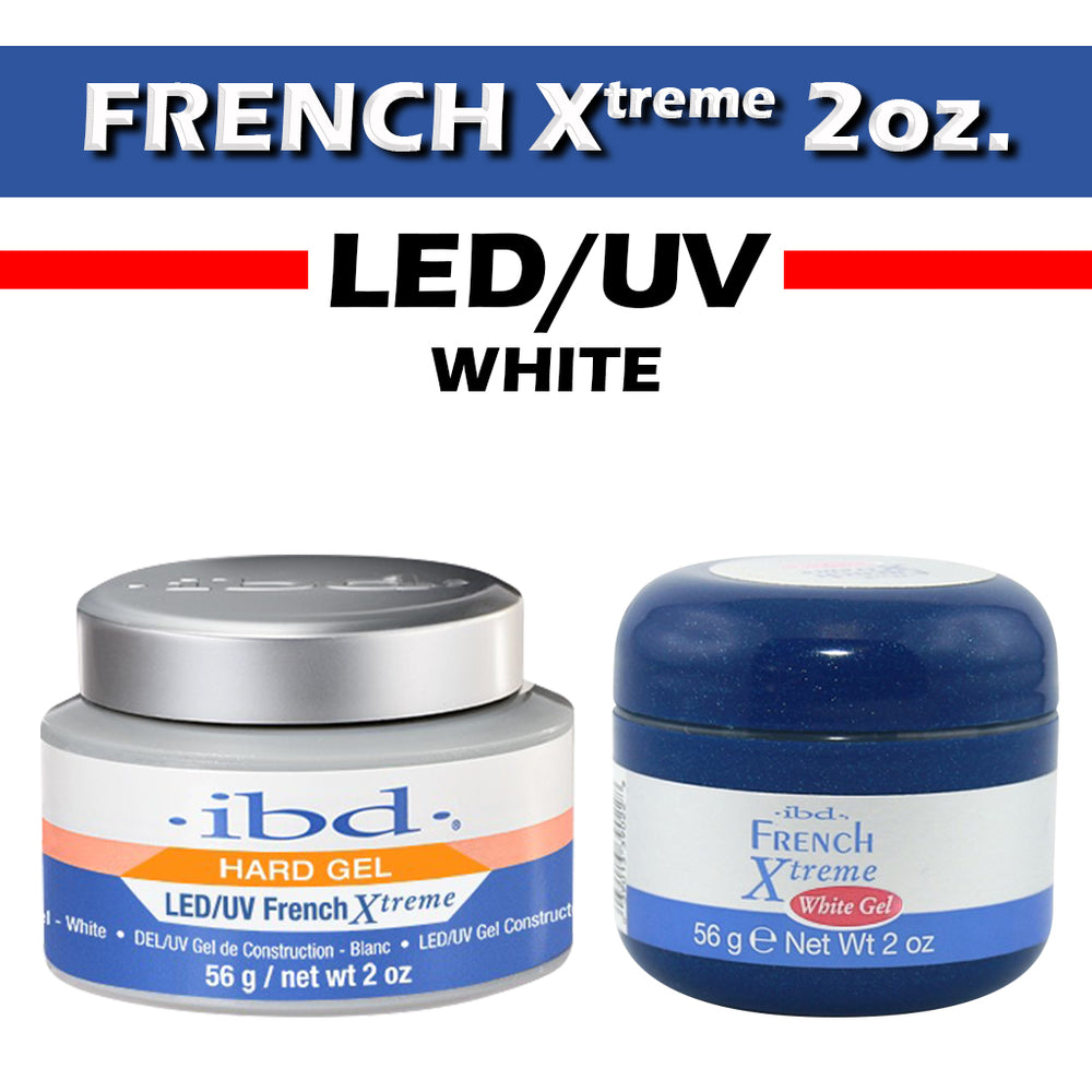 IBD Hard Gel LED/UV, French Xtreme, WHITE, 2oz (Pk: 72 pcs/case)