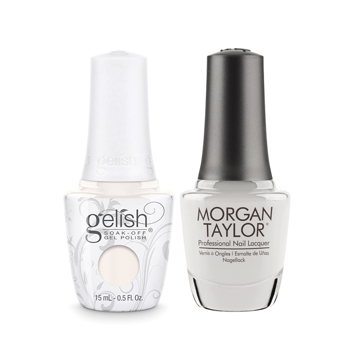 Gelish Gel Polish & Morgan Taylor Nail Lacquer, Heaven Sent, 0.5oz, 1110001 + 50001 KK0907