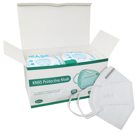 KN95 (Approved by FDA as N95) Disposable Protective Face Mask, BOX, 50 pcs/box OK0329LK