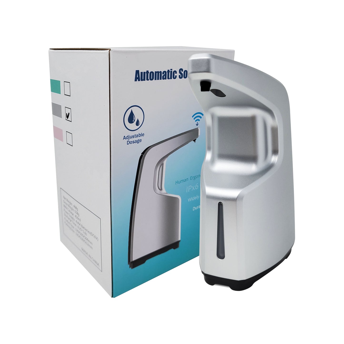 Automatic Hand Sanitizer Dispenser, SILVER, 450ml OK0521LK