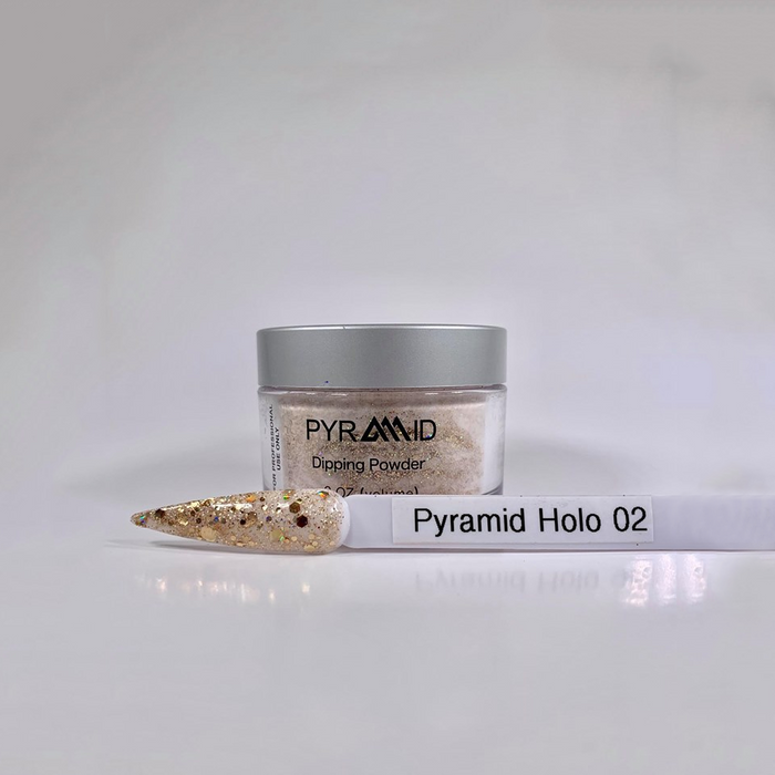 Pyramid Dipping Powder, Holo Collection, H02, 2oz OK0531VD