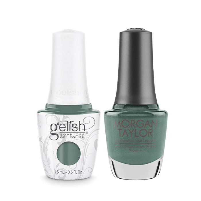 Gelish Gel Polish & Morgan Taylor Nail Lacquer, Holy Cow-girl!  , 0.5oz, 1110800+ 50188 KK0907