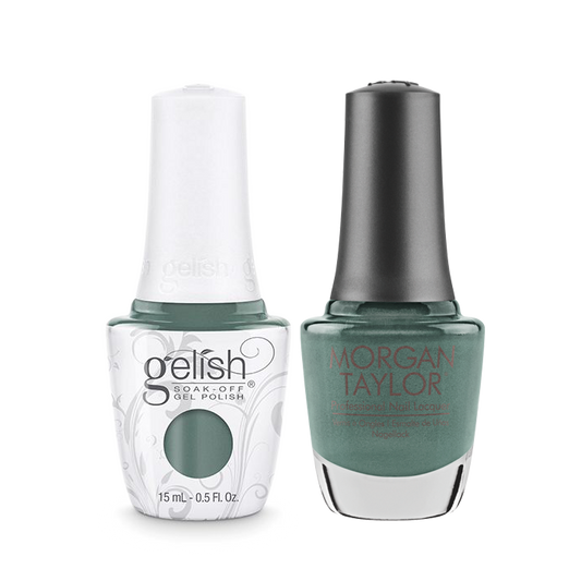 Gelish Gel Polish & Morgan Taylor Nail Lacquer, Holy Cow-girl!  , 0.5oz, 1110800+ 50188 KK0907