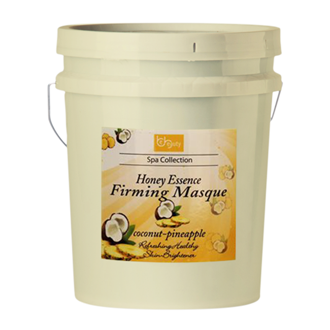 Be Beauty Spa Collection, Honey Essence Firming Masque, Coconut & Pineapple, 5Gallon