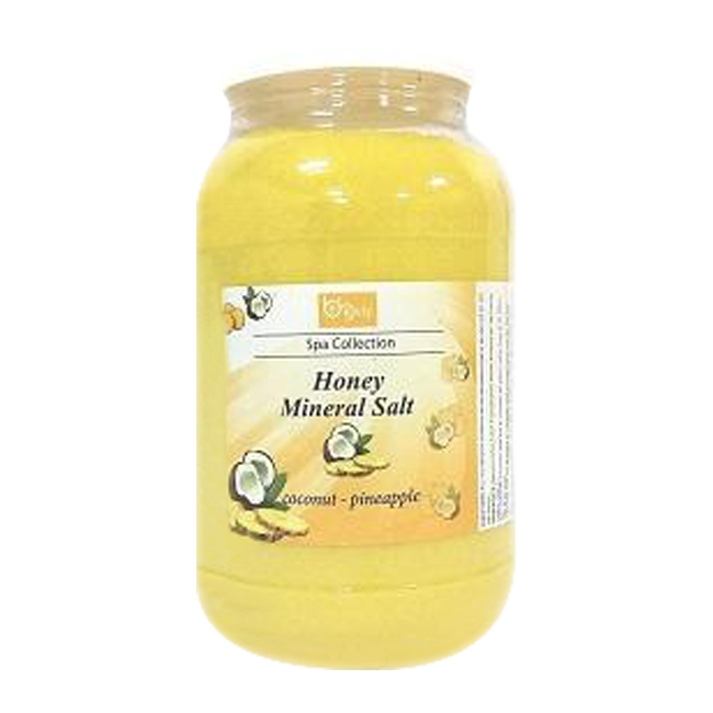 Be Beauty Spa Collection, Honey Mineral Salt, CSAL106, Coconut & Pineapple, 1Gallon KK0511