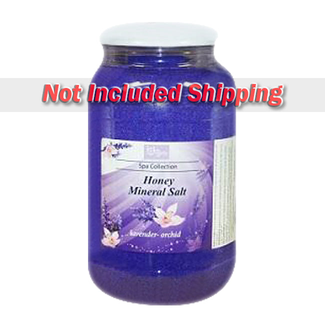 Be Beauty Spa Collection, Honey Mineral Salt, CSAL110, Lavender & Orchid, 1Gallon KK0511