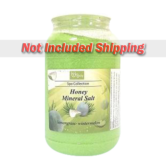 Be Beauty Spa Collection, Honey Mineral Salt, CSAL115, Lemongrass & Wintermelon, 1Gallon KK0511