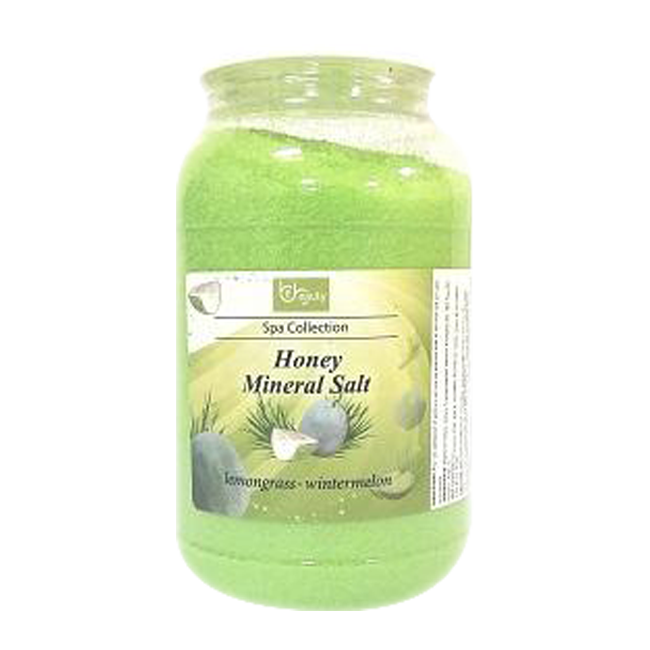 Be Beauty Spa Collection, Honey Mineral Salt, CSAL115, Lemongrass & Wintermelon, 1Gallon KK0511