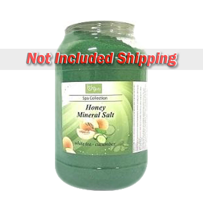 Be Beauty Spa Collection, Honey Mineral Salt, CSAL107, White Tea & Cucumber, 1Gallon KK0511