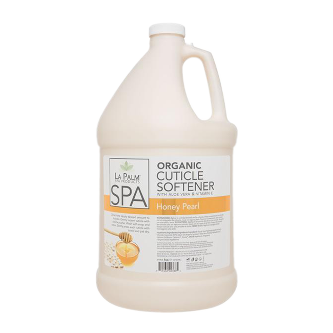 La Palm, Organic Cuticle Softener, Honey Pearl, 1Gal  KK