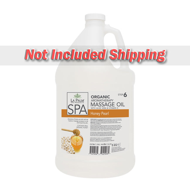 La Palm, Organic Aromatherapy Massage Oil, Honey Pearl, 1Gal  KK