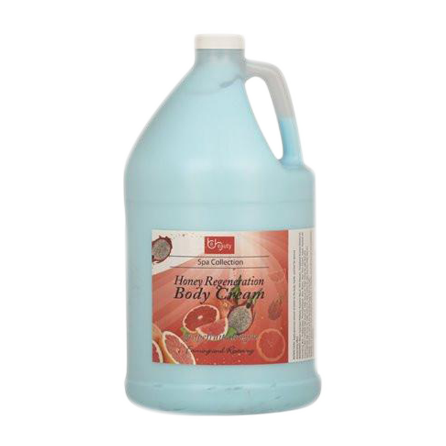 Be Beauty Spa Collection, Honey Regeneration Body Cream, Grapefruit & Dragon, 1 Gallon, 3784.4 ml KK0511