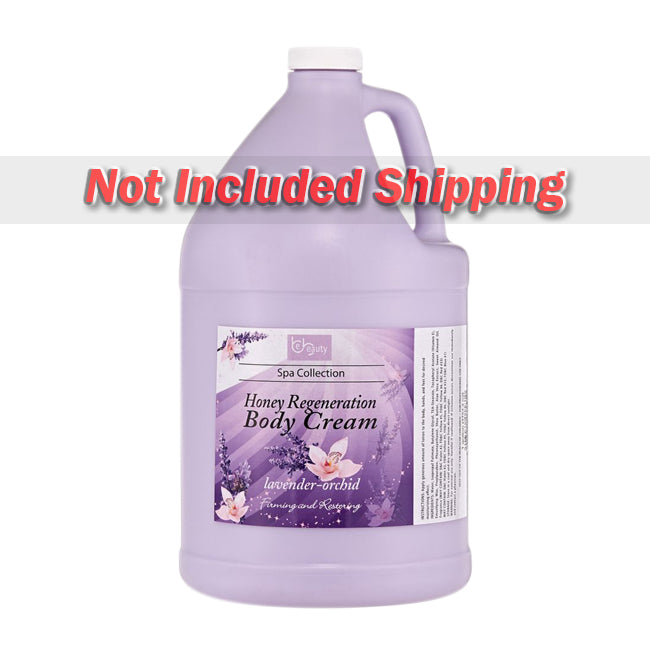 Be Beauty Spa Collection, Honey Regeneration Body Cream, Lavender & Orchid, 1 Gallon, CLOT015G1