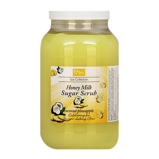 Be Beauty Spa Collection, Honey Organic Sugar Scrub, CSC2116G1, Coconut & Pineapple, 1Gallon
