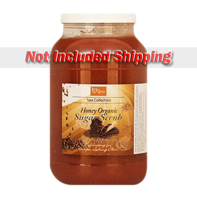 Be Beauty Spa Collection, Honey Organic Sugar Scrub, CSC2121G1, Coffee & Cappuccino, 1Gallon