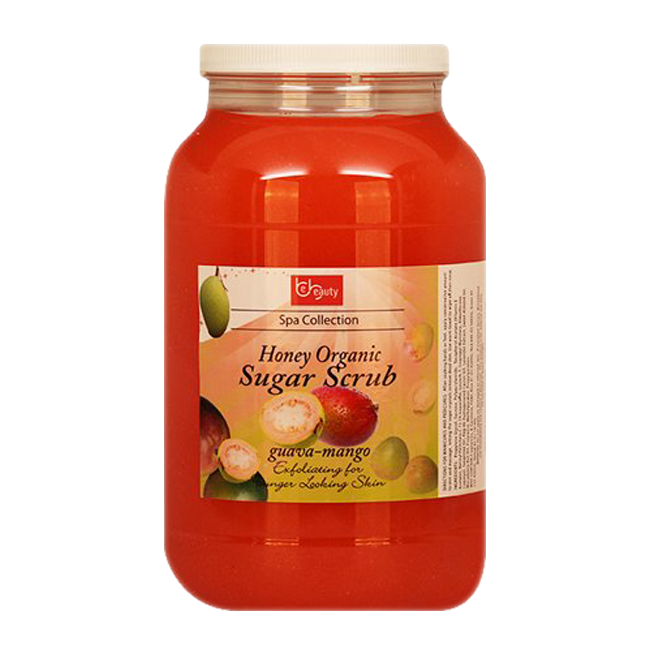 Be Beauty Spa Collection, Honey Organic Sugar Scrub, CSC2124G1, Guava & Mango, 1Gallon