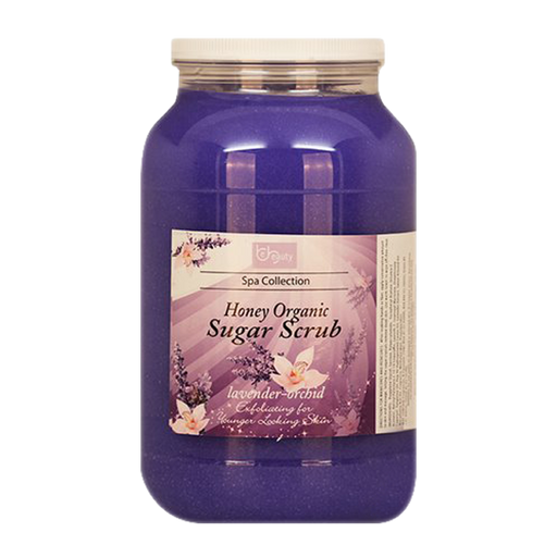 Be Beauty Spa Collection, Honey Organic Sugar Scrub, CSC2120G1, Lavender & Orchid, 1Gallon
