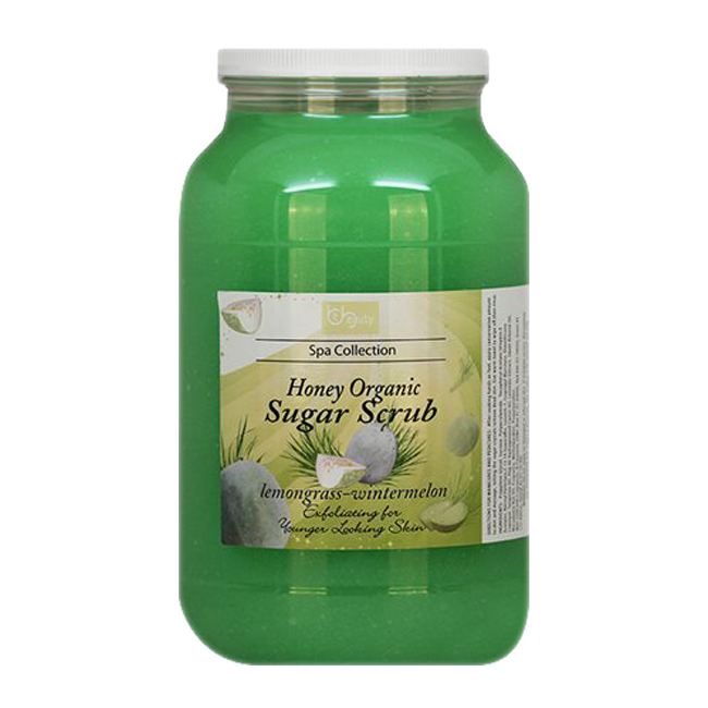 Be Beauty Spa Collection, Honey Organic Sugar Scrub, CSC2125G1, Lemongrass & Wintermelon, 1Gallon KK0511