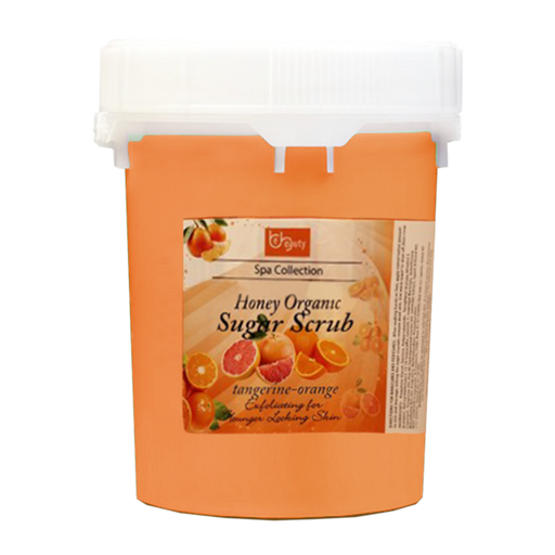 Be Beauty Spa Collection, Honey Organic Sugar Scrub, CSC2119G5, Tangerine & Orange, 5Gallon