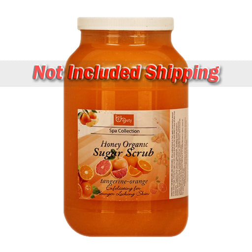 Be Beauty Spa Collection, Honey Organic Sugar Scrub, CSC2119G1, Tangerine & Orange, 1Gallon