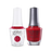 Gelish Gel Polish & Morgan Taylor Nail Lacquer, Hot Rod Red, 0.5oz, 1110861 + 50030 KK0907