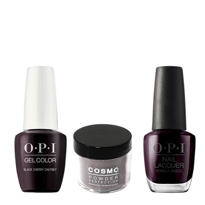 Cosmo 3in1 Dipping Powder + Gel Polish + Nail Lacquer (Matching OPI), 2oz, CI43