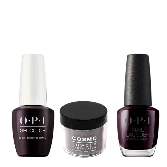 Cosmo 3in1 Dipping Powder + Gel Polish + Nail Lacquer (Matching OPI), 2oz, CI43