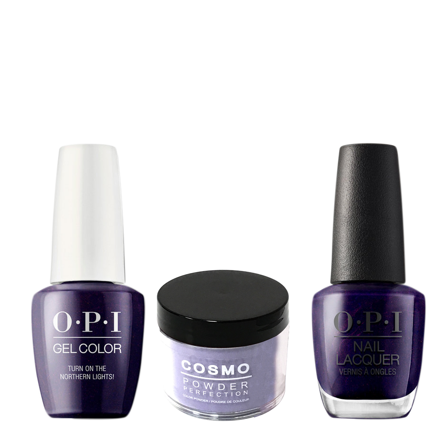 Cosmo 3in1 Dipping Powder + Gel Polish + Nail Lacquer (Matching OPI), 2oz, CI57