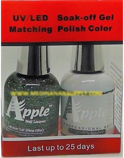 Apple Nail Lacquer And Gel Polish, 546, Green To Remember, 0.5oz KK1016