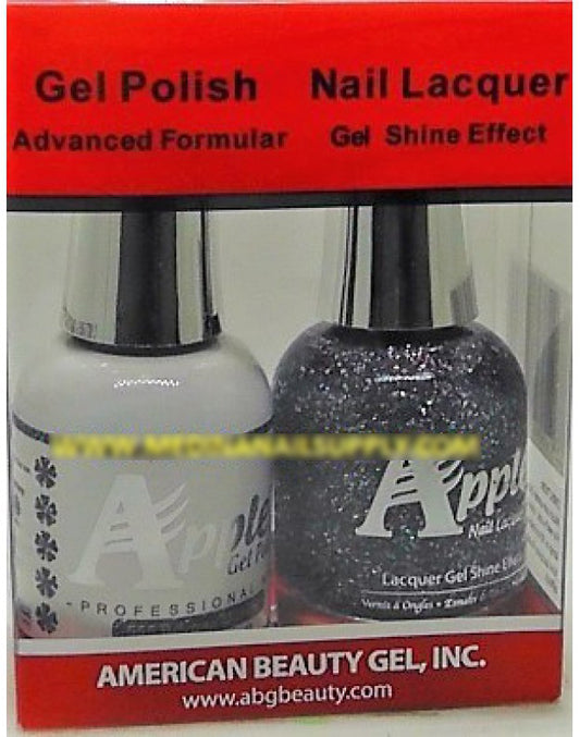 Apple Nail Lacquer And Gel Polish, 555, Beyond Midnight, 0.5oz KK1016