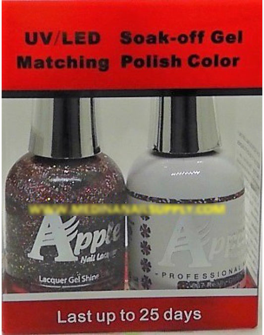 Apple Nail Lacquer And Gel Polish, 567, Really Glitter, 0.5oz KK1016