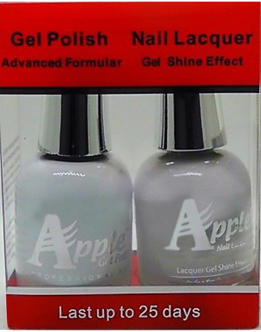 Apple Nail Lacquer And Gel Polish, 204, Pure White, 0.5oz KK1016