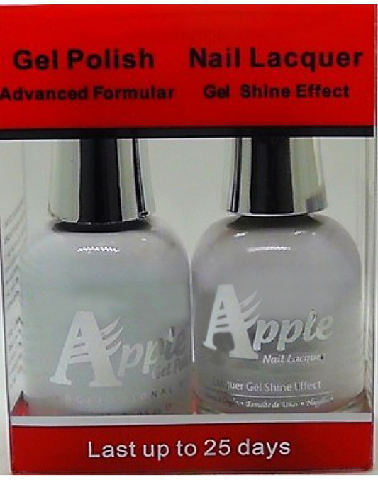 Apple Nail Lacquer And Gel Polish, 205, Snow White, 0.5oz KK1016