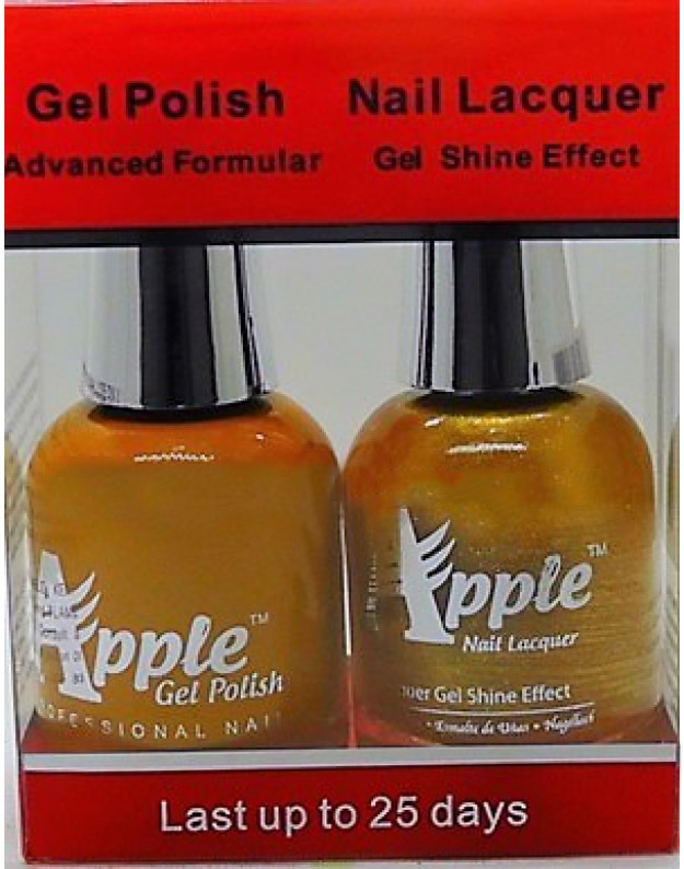 Apple Nail Lacquer And Gel Polish, 217, Glitter X, 0.5oz KK1016