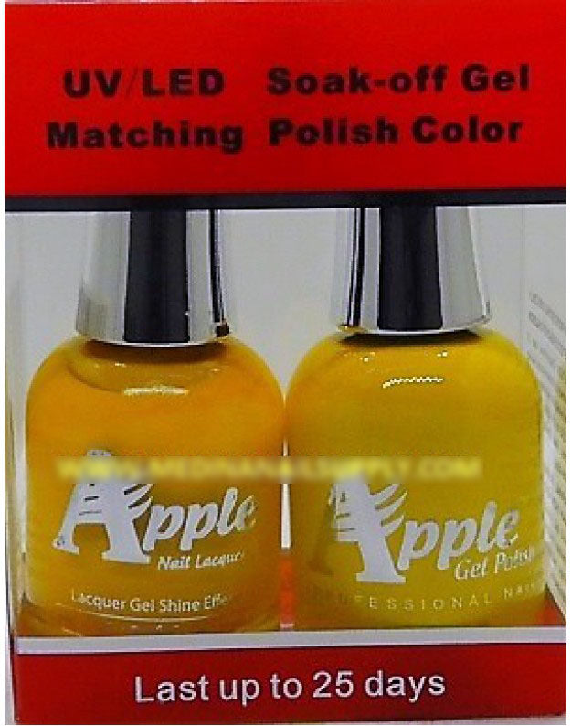 Apple Nail Lacquer And Gel Polish, 284, Golden Papaya, 0.5oz KK1016