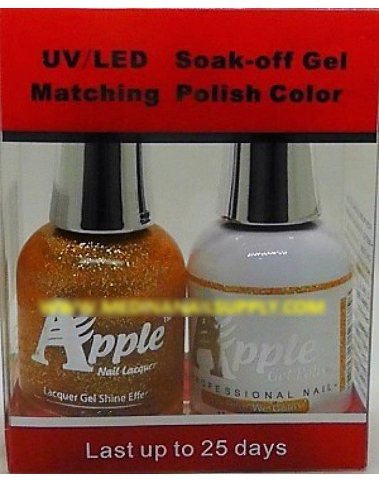 Apple Nail Lacquer And Gel Polish, 496, Here We Gold, 0.5oz KK1016