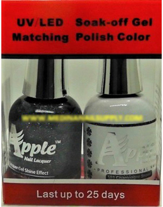 Apple Nail Lacquer And Gel Polish, 501, Moodie Mary, 0.5oz KK1016