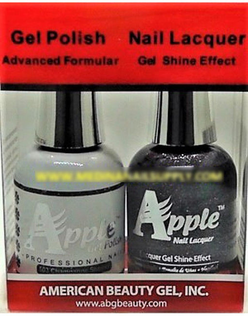 Apple Nail Lacquer And Gel Polish, 503, Champagne Shower, 0.5oz KK1016