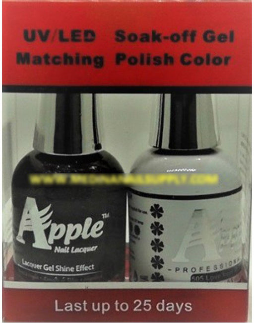 Apple Nail Lacquer And Gel Polish, 505, Love from Moscow, 0.5oz KK1016
