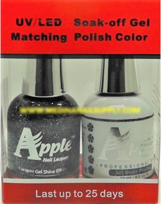 Apple Nail Lacquer And Gel Polish, 509, Blazin Psychic, 0.5oz KK1016